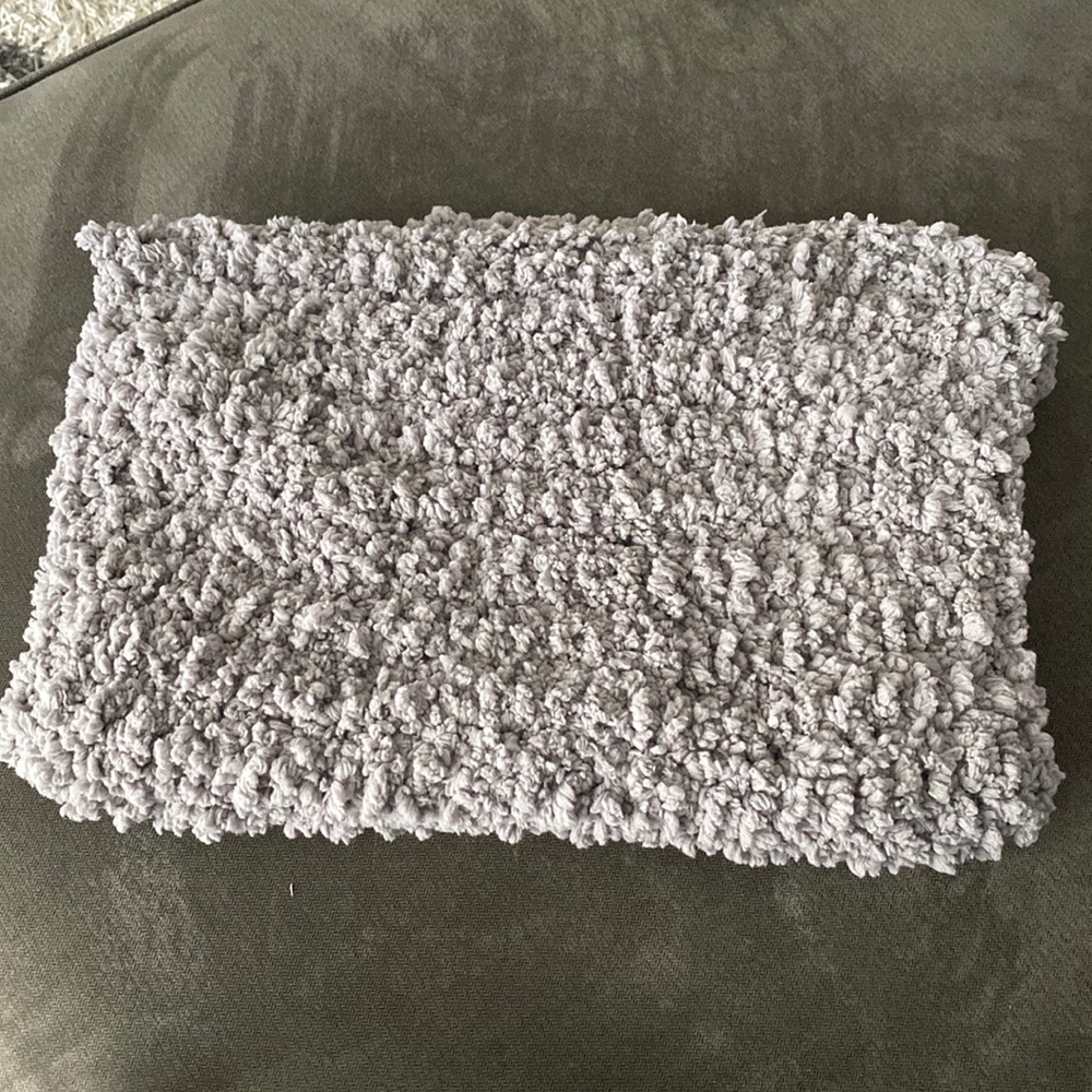 Ultra plush hand crocheted small pet blanket